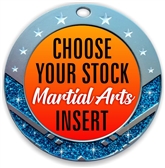 Martial Arts Full Color Insert Medal