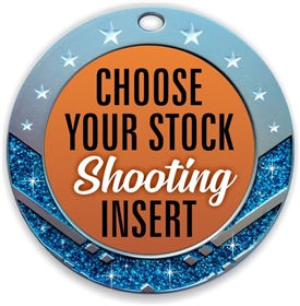 Shooting Full Color Insert Medal