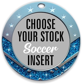 Soccer Full Color Insert Medal