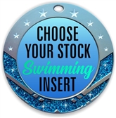 Swimming Full Color Insert Medal