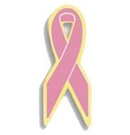 Pink Awareness Ribbon Pin