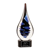 Art Glass Award | Glass Art Sculpture Trophy