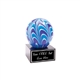 Two Tone Blue Art Glass Award