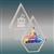 Diamond Clear Acrylic Award with Custom Laser Engraving or Full-Color Printing