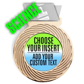 Science Full Color Insert Medal