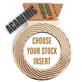 Academic Full Color Insert Medal