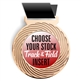 Track and Field Full Color Insert Medal