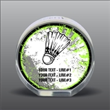 Full Color Printed Badminton Acrylic Award