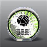 Full Color Printed Bocce Ball Acrylic Award