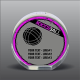 Full Color Printed Bocce Ball Acrylic Award