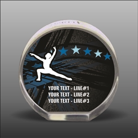 Full Color Printed Dance Acrylic Award