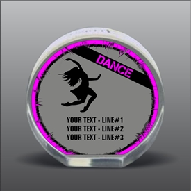 Full Color Printed Dance Acrylic Award