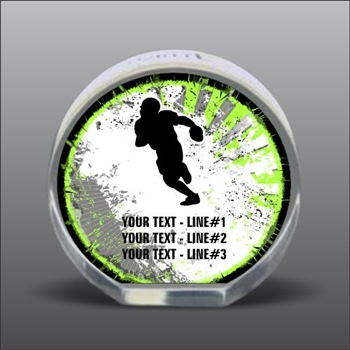 Full Color Printed Football Acrylic Award