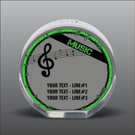 Full Color Printed Music Acrylic Award