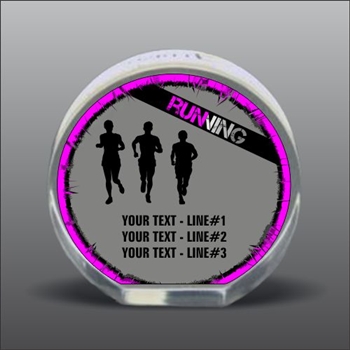 Full Color Printed Running Acrylic Award