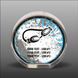 Full Color Printed Swimming Acrylic Award