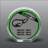 Full Color Printed Swimming Acrylic Award