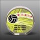 Full Color Printed Volleyball Acrylic Award