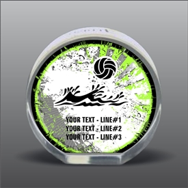 Full Color Printed Water Polo Acrylic Award