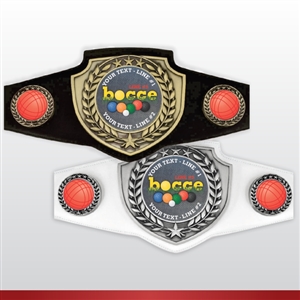 Champion Belt | Award Belt for Bocce Ball