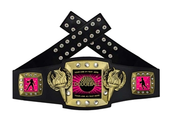 Championship Belt | Award Belt for Female Dodgeball