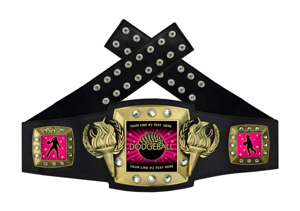 Championship Belt | Award Belt for Female Dodgeball