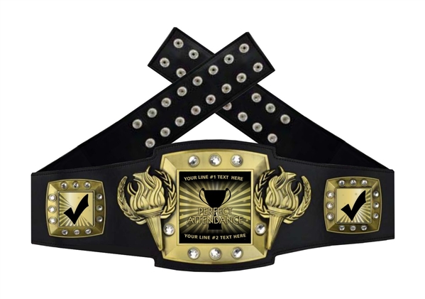 Championship Belt | Award Belt for Perfect Attendance