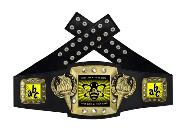 Championship Belt | Award Belt for Spelling Bee