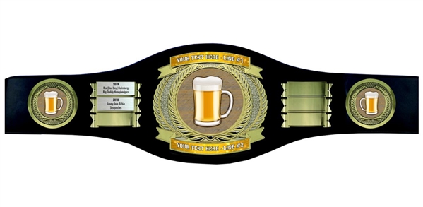 Perpetual Beer Drinking Champion Belt