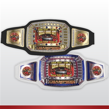 Champion Award Belt for Chili Cook Off