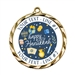 Custom Text Happy Hanukkah 022A Insert Medal