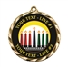Custom Text Kwanzaa Mishumaa Saba 022A Insert Medal