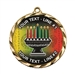 Custom Text Kwanzaa Mishumaa Saba 2 022A Insert Medal