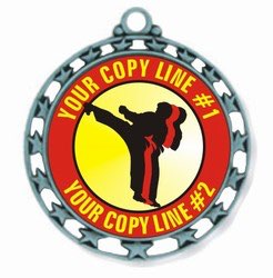 Martial Arts Medal 2-1/2"