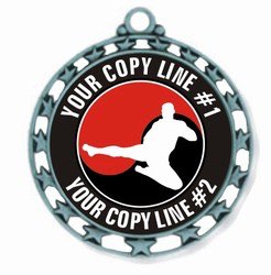Martial Arts Medal 2-1/2"