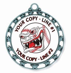 Baseball Medal 2-1/2"