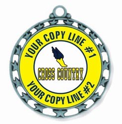 Running Medal 2-1/2"