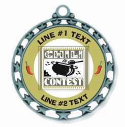 Chili Cook Off Medal 2-1/2"