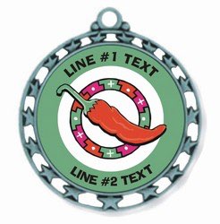 Chili Cook Off Medal 2-1/2"