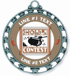 Chili Cook Off Medal 2-1/2"