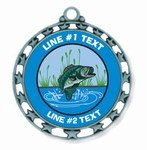 Fishing Medal 2-1/2"