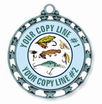 Fishing Medal 2-1/2"