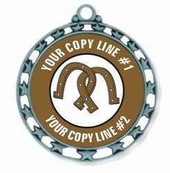 Horseshoe Medal 2-1/2"