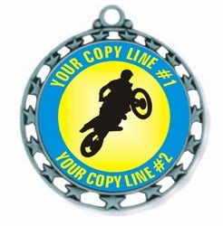 Motocross Medal 2-1/2&quot;