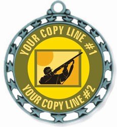 Shooting Medal 2-1/2"