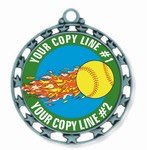Softball Medal 2-1/2"