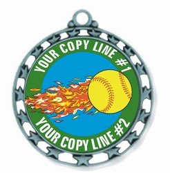 Softball Medal 2-1/2"