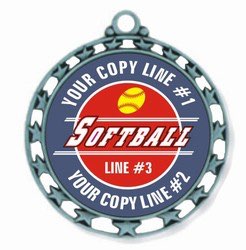 Softball Medal 2-1/2"