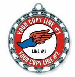 Running Medal 2-1/2"