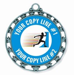 Running Medal 2-1/2"